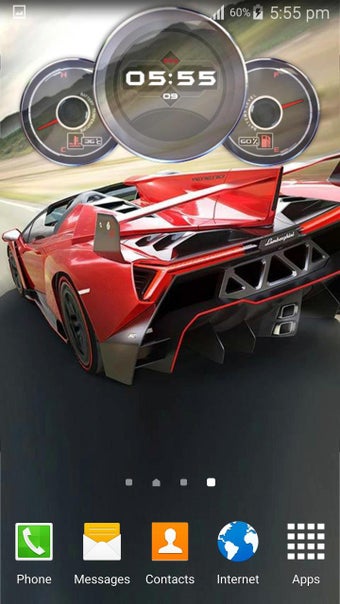 Imagen 0 para Cars Clock Live Wallpaper