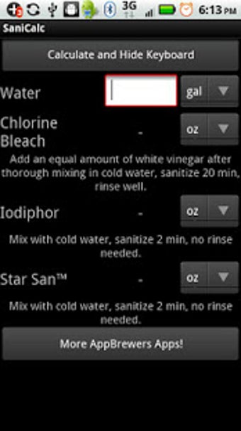 Image 1 for Sanitizer Calculator