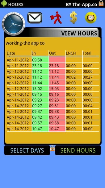 Imagen 2 para .Hours - Time Clock/Card …