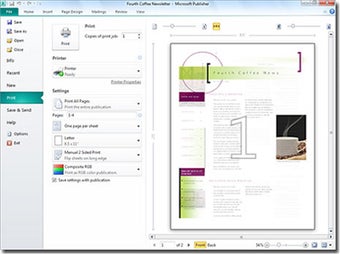Image 2 for Microsoft Publisher 2010