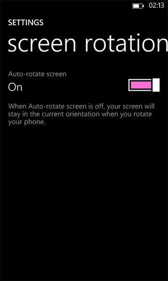 Image 2 for Auto Rotate Screen for Wi…