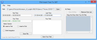 Image 2 for Insert Text To SRT