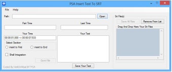 Image 1 for Insert Text To SRT