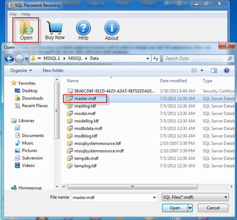 Image 1 for Daossoft SQL Password Res…