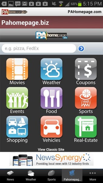 Image 0 for PAHomepage2Go