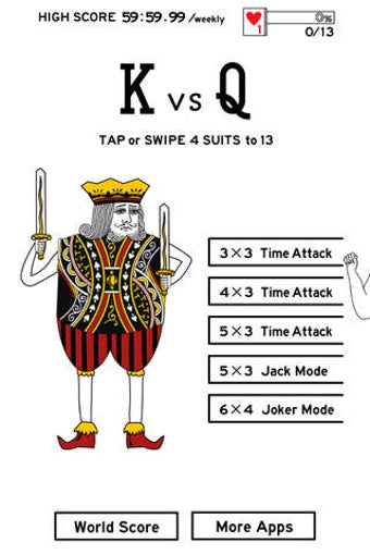 Image 0 for K vs Q - Don't touch the …