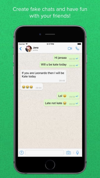 Fake Chat for WhatsApp - WhatsJoke for iOS - Free download and 