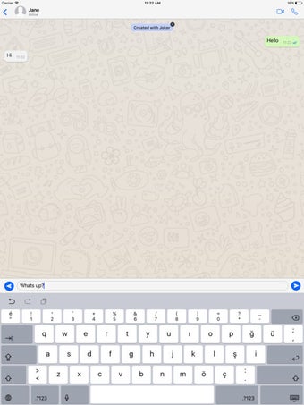 Imagen 1 para Fake Chat for WhatsApp - …
