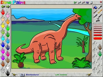Image 0 for DinoPaint Coloring Book