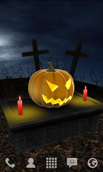 Imagen 1 para Halloween Pumpkin Live Wa…
