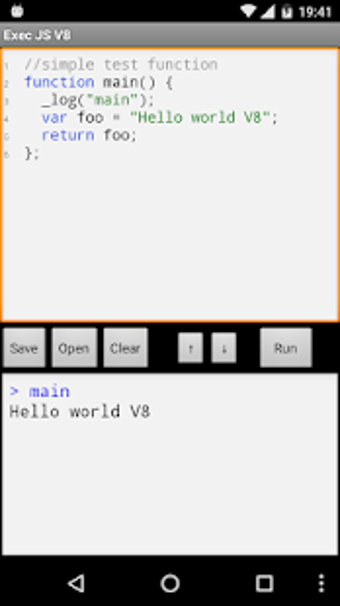 Imagen 0 para Exec Javascript V8