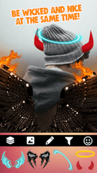 Imagen 3 para Angel And Devil Crown Pho…