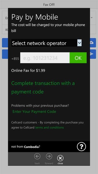 Image 1 for Fax Off for Windows 10