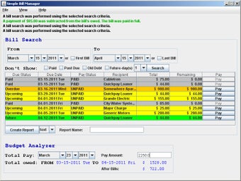 Image 0 for Simple Bill Manager