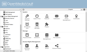 Image 0 for openmediavault
