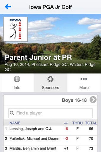 Imagen 0 para Iowa PGA Junior Golf