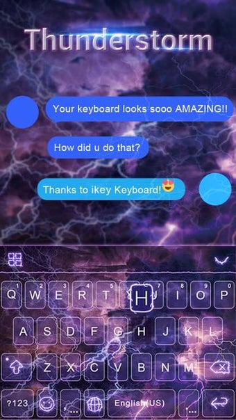 Imagen 5 para Thunderstorm Keyboard The…