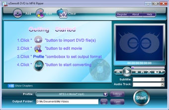 Image 0 for uSeesoft DVD to MP4 Rippe…