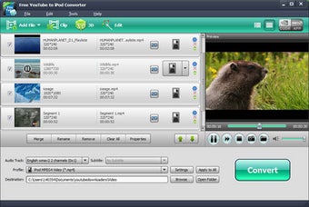 Image 0 for Free YouTube to iPod Conv…