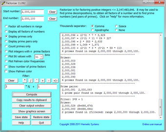 Image 0 for Factorizer