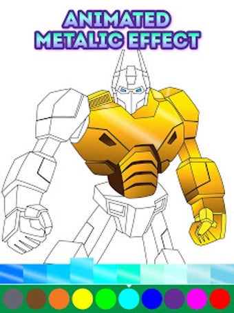 Image 1 for Animated Robots Coloring …