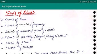 Image 1 for DSL English Grammar Notes