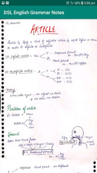 DSL English Grammar Notes for Android