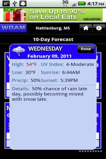 Image 0 for WDAM 7 Hattiesburg Weathe…