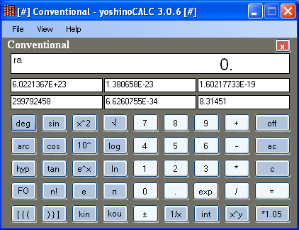 Image 0 for yoshinoCALC