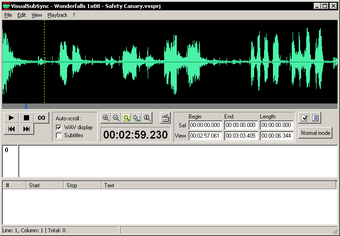 Image 0 for VisualSubSync