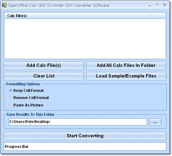 Imagen 0 para OpenOffice Calc ODS To Wr…
