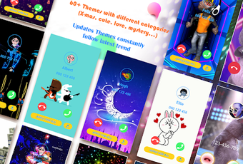 Imagen 3 para MagiCall - Color Phone Ca…