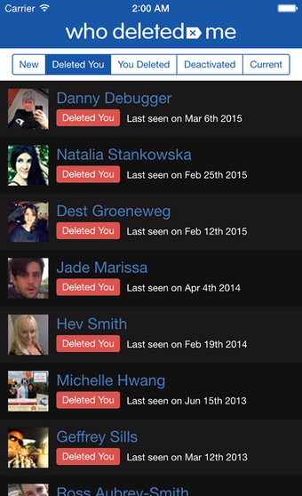 Image 0 for Who Deleted Me