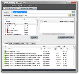 Image 0 for Cyotek WebCopy