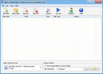 Image 0 for Abex PowerPoint to Word C…