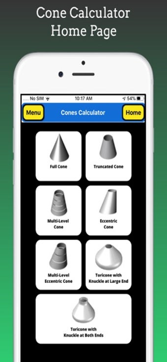 Image 2 for Cones Calculator Pro