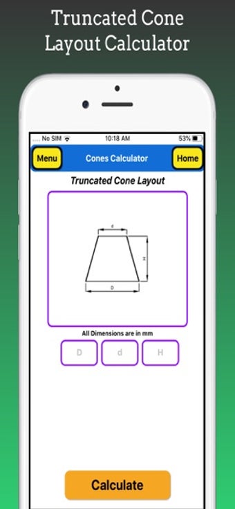 Image 0 for Cones Calculator Pro