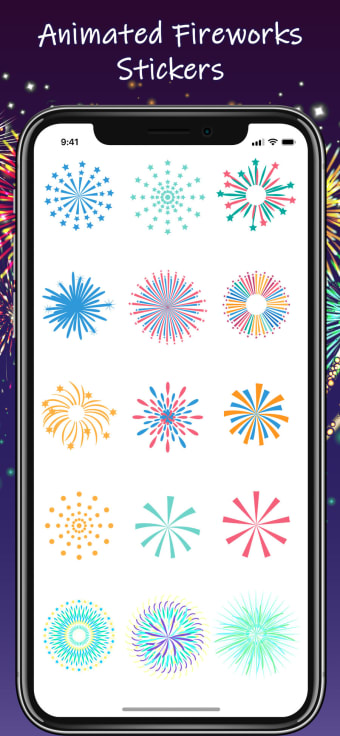 Image 1 for Animated Fireworks Emojis