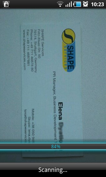 Image 0 for Business Card Reader