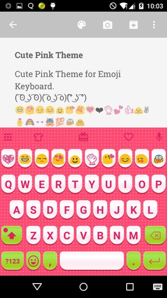 Image 1 for Cute Pink Love Emoji Keyb…
