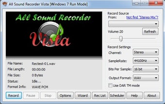 Image 0 for All Sound Recorder Vista