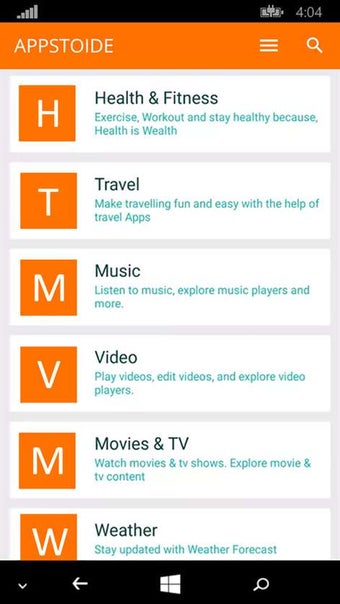 Imagen 1 para Appstoide for Windows 10