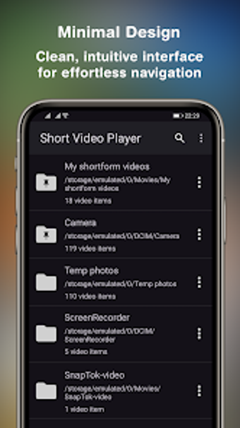 Imagen 0 para Offline short video playe…
