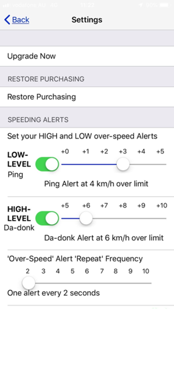 Image 1 for Speed Alerts Speedo Minde…