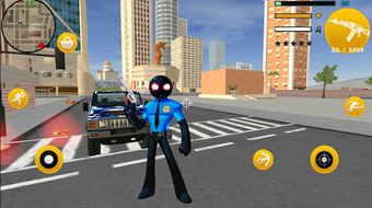 Imagen 1 para Police Stickman Rope Hero…