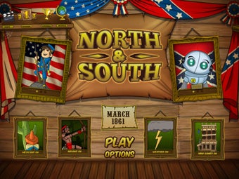 Image 0 for NORTH & SOUTH - The Game