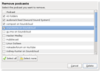 Image 1 for gPodder for Linux