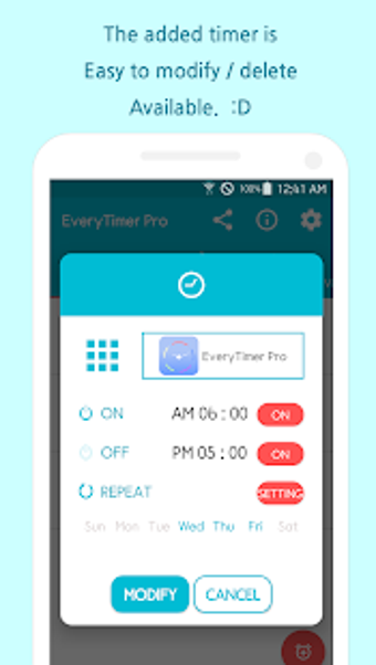 Imagen 1 para Every Timer Pro - Auto on…