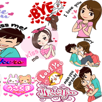 Imagen 3 para Love Stickers / romance s…