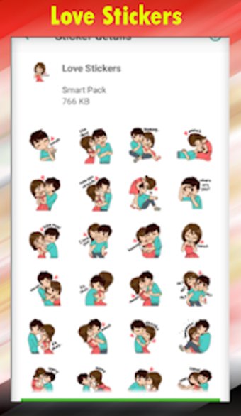 Imagen 2 para Love Stickers / romance s…